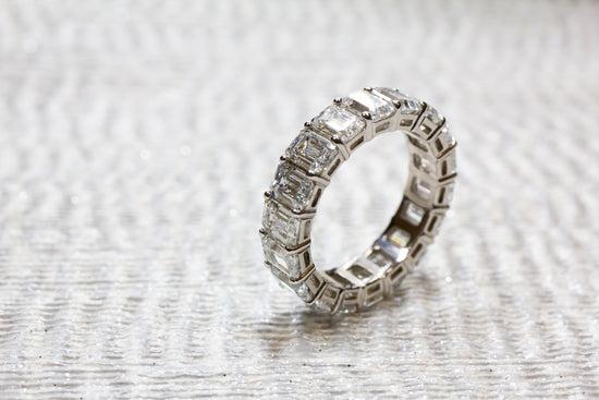 Diamond eternity ring manufactured by Nash Jewellery Innovation